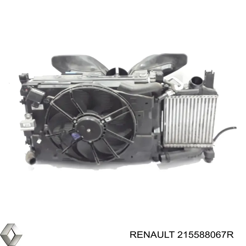 Повітропровід (дефлектор) радіатора, правий Renault (RVI) 215588067R ціна, від 107.00 USD