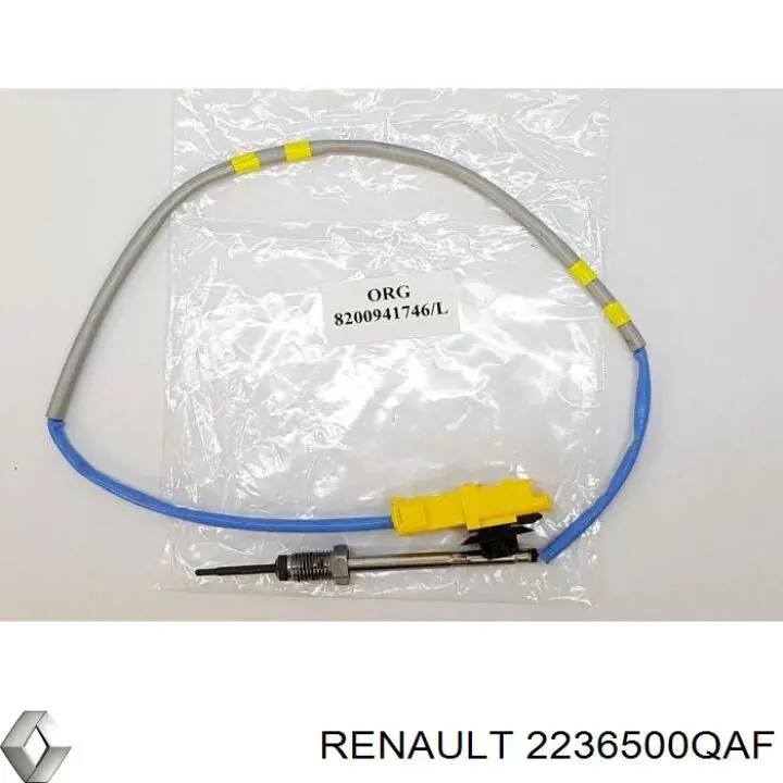 Датчик температури відпрацьованих газів (ВГ), перед турбіною Renault (RVI) 2236500QAF ціна, від 55.60 USD