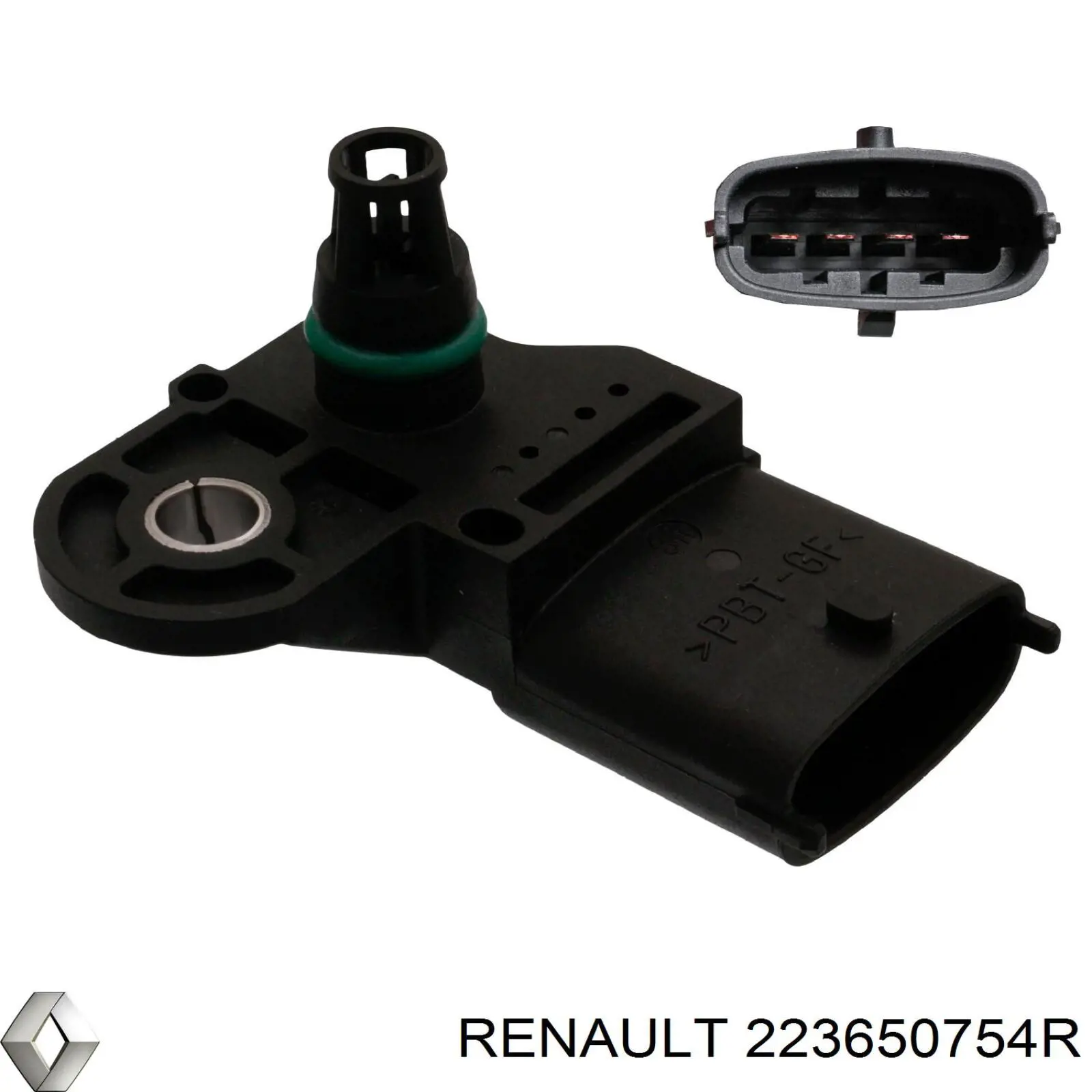 223650754R Renault (RVI) датчик тиску у впускному колекторі, map