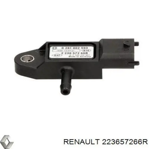 Датчик тиску наддуву (датчик нагнітання повітря в турбіну) Renault (RVI) 223657266R ціна, від 38.63 USD