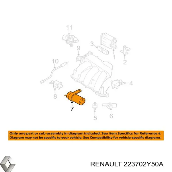  Renault (RVI) 223702Y50A ціна, від 20.76 USD