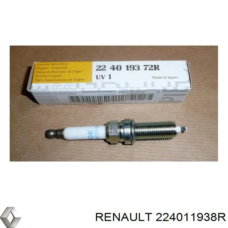 Свічки автомобільні Renault (RVI) 224011938R ціна, від 15.03 USD
