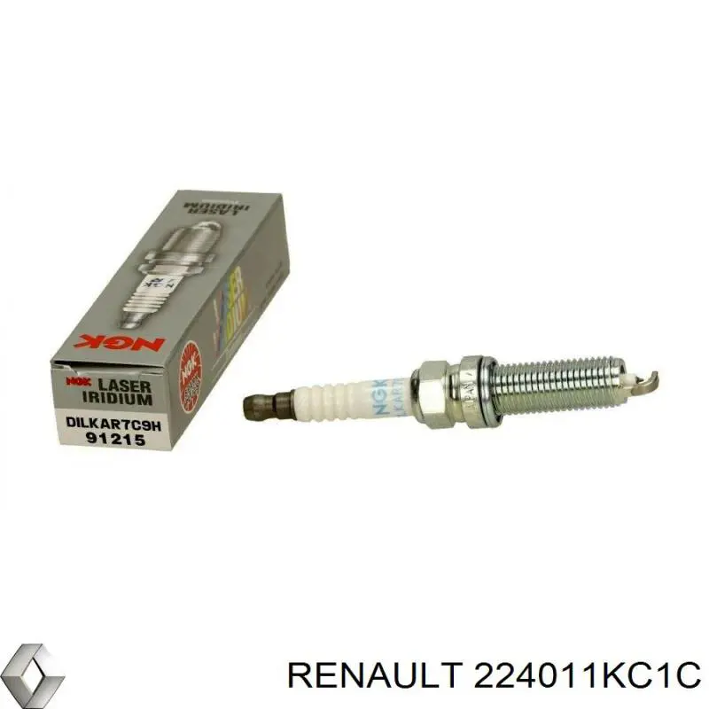 224011KC1C Renault (RVI) Свіча запалювання