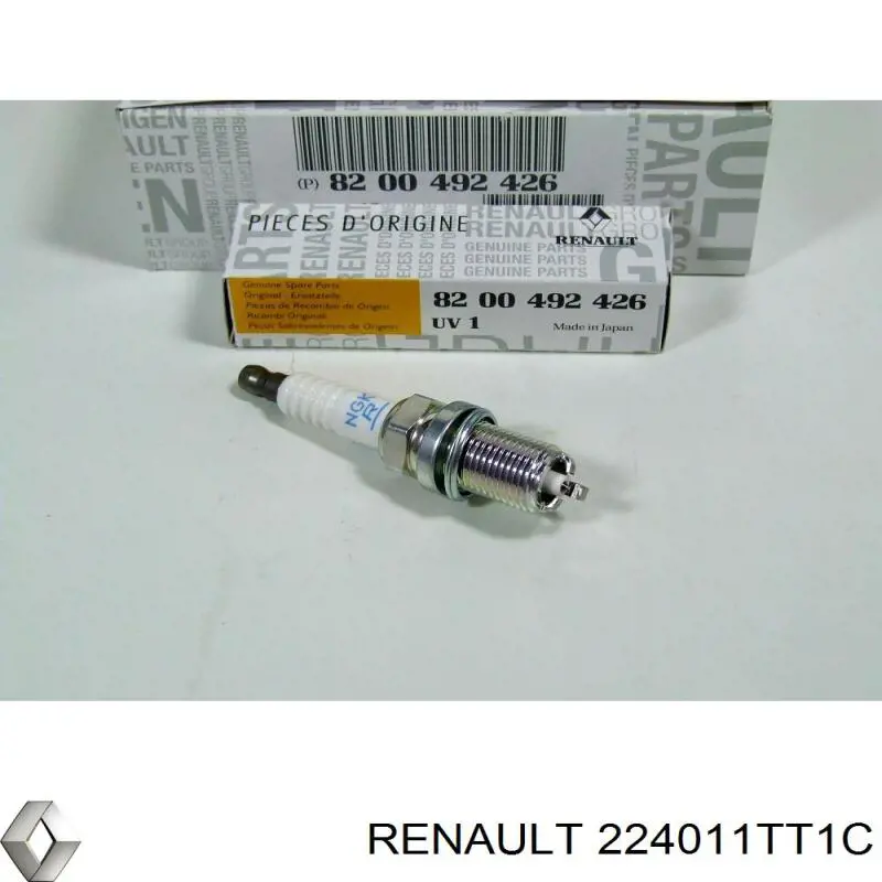 Свічки запалювання 224011TT1C Renault (RVI)