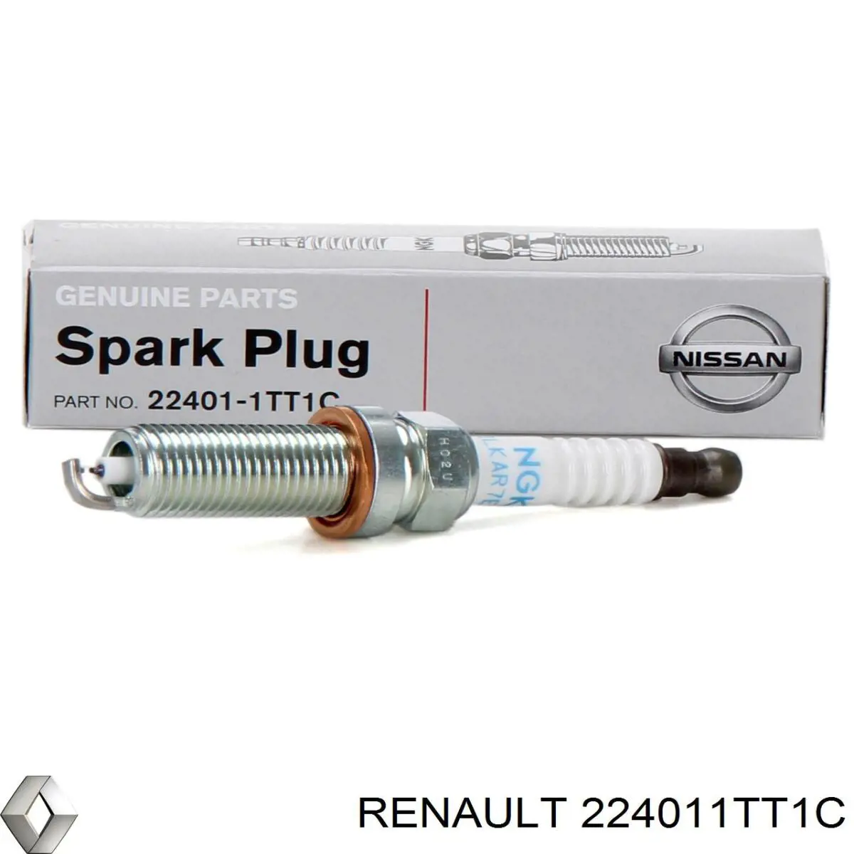 Свічки автомобільні Renault (RVI) 224011TT1C ціна, від 22.13 USD