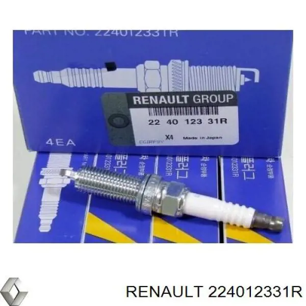 Свічки запалювання 224012331R Renault (RVI)