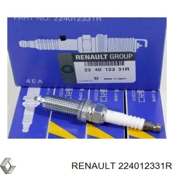Свічки Renault (RVI) 224012331R
