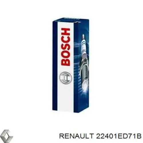 Свічки автомобільні Renault (RVI) 22401ED71B ціна, від 17.62 USD