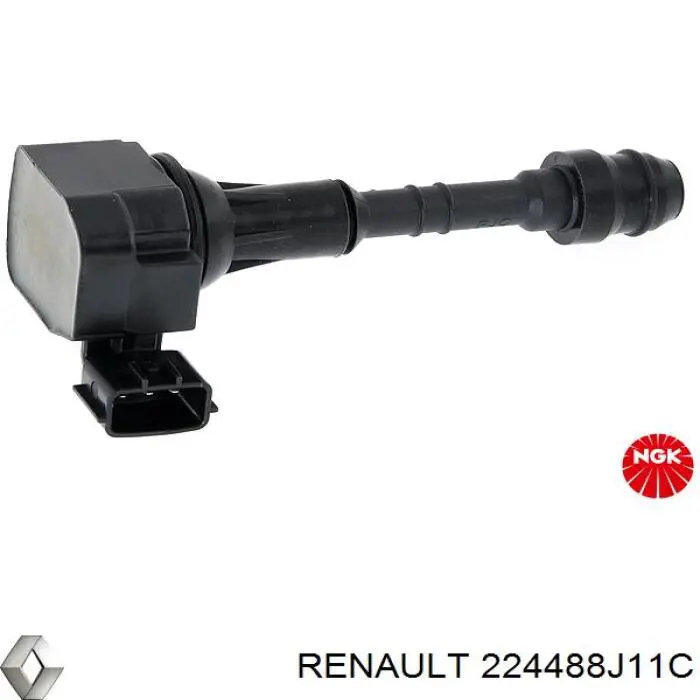 Котушка запалювання 224488J11C Renault (RVI)
