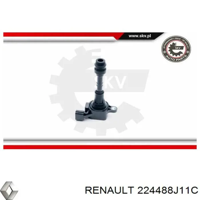 224488J11C Renault (RVI) Котушка запалювання