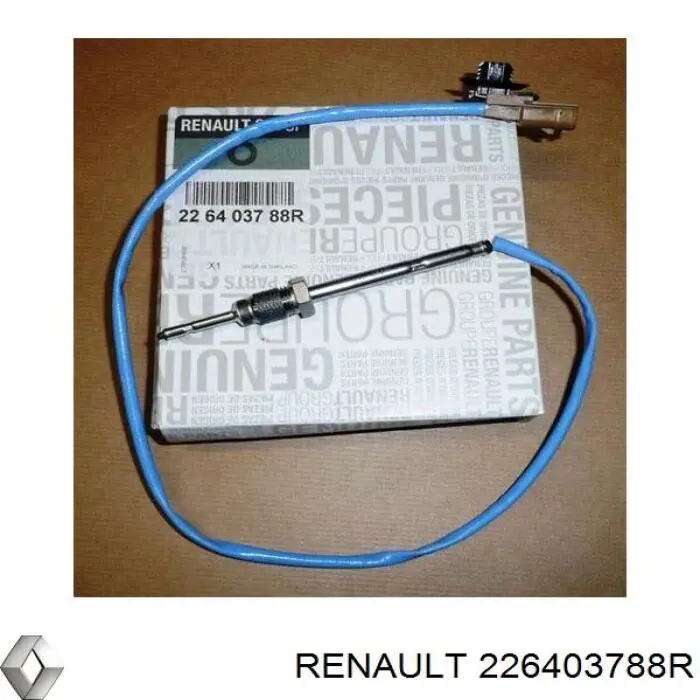 Купити 226403788R Renault (RVI) Датчик температури відпрацьованих газів (ВГ), до каталізатора