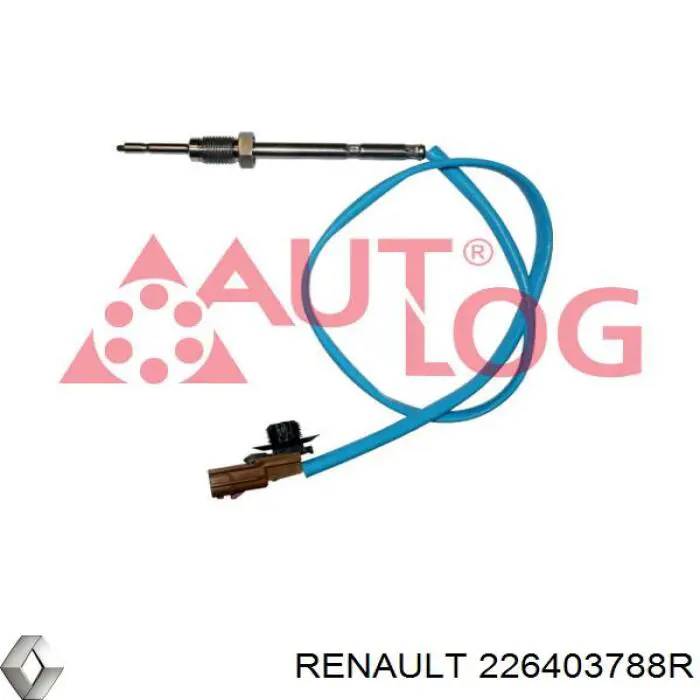Датчик температури відпрацьованих газів (ВГ), до каталізатора Renault (RVI) 226403788R ціна, від 61.92 USD