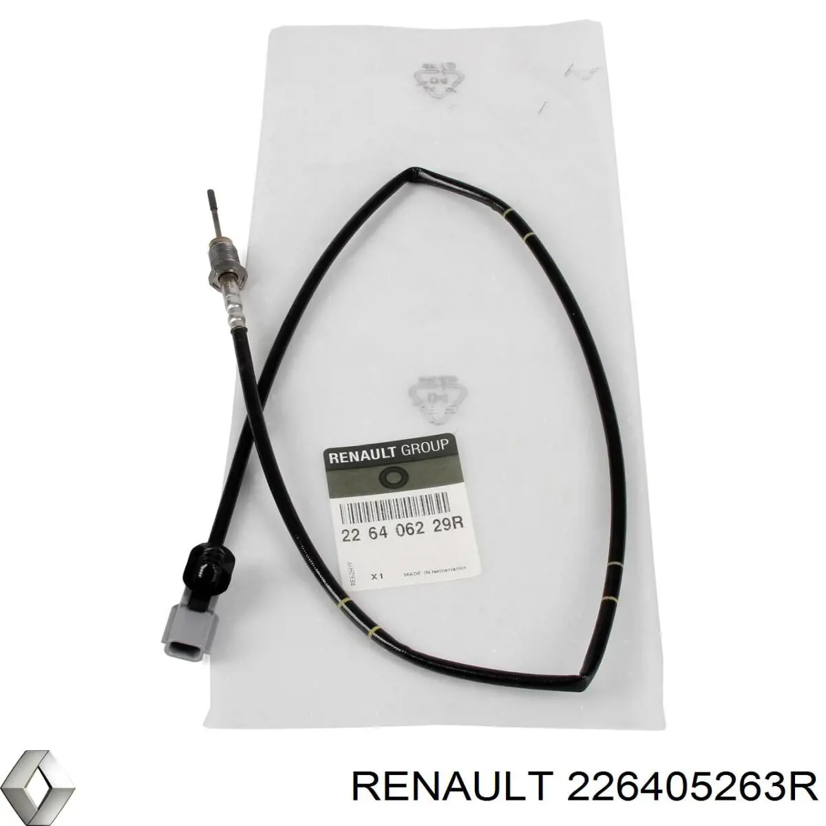 Купити 226405263R Renault (RVI) Датчик температури відпрацьованих газів (ВГ), до каталізатора