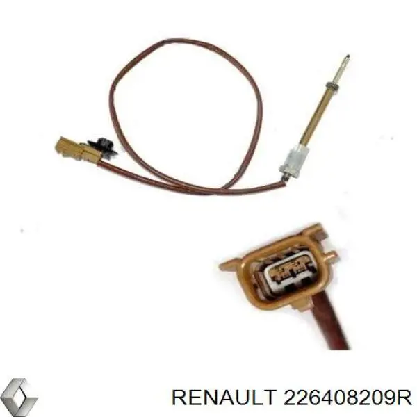 226408209R Renault (RVI) датчик температури відпрацьованих газів (вг, до каталізатора)
