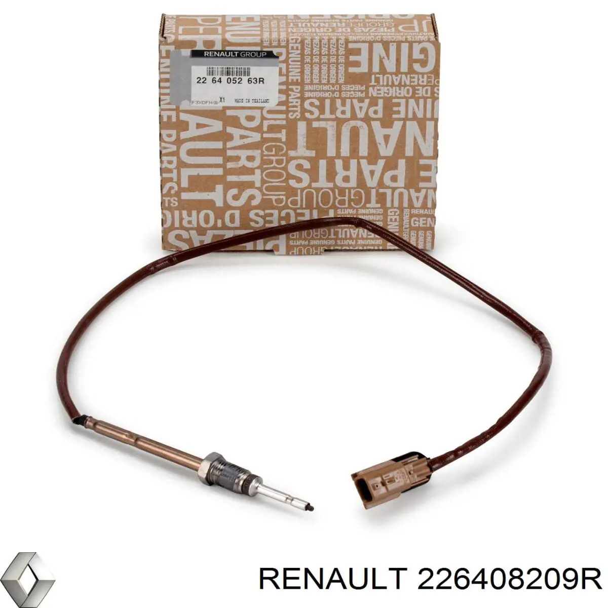 Купити 226408209R Renault (RVI) Датчик температури відпрацьованих газів (ВГ), до каталізатора