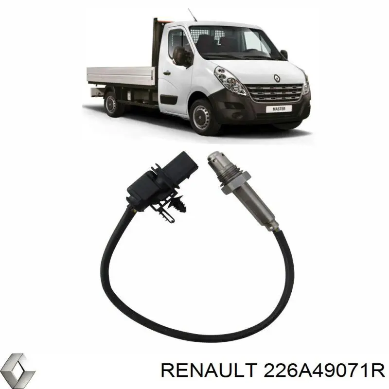 Лямбдазонд, датчик кисню до каталізатора 226A49071R Renault (RVI)