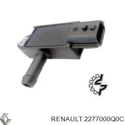 Датчик тиску вихлопних газів Renault (RVI) 2277000Q0C
