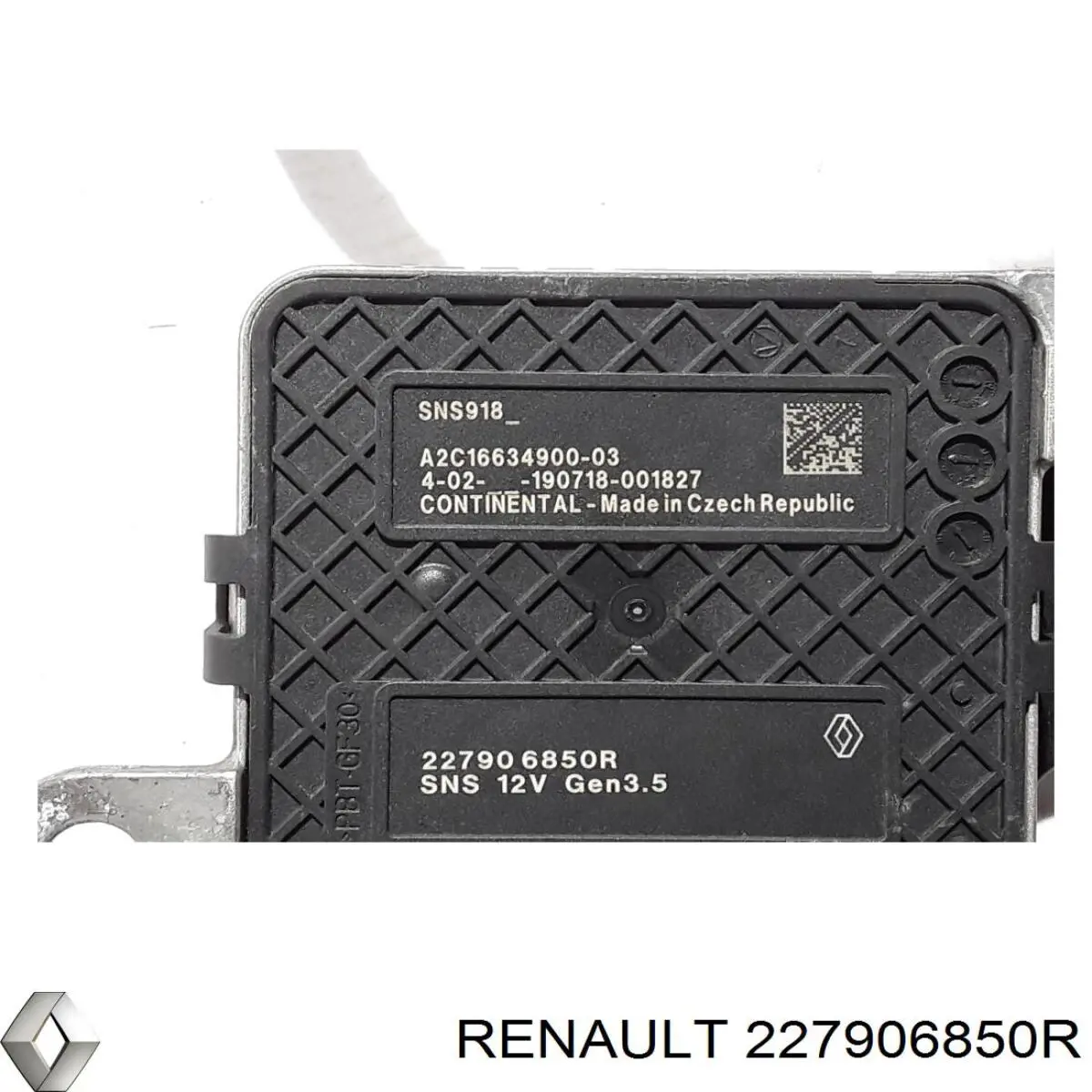 Датчик оксидів азоту NOX, передній Renault (RVI) 227906850R ціна, від 227.73 USD