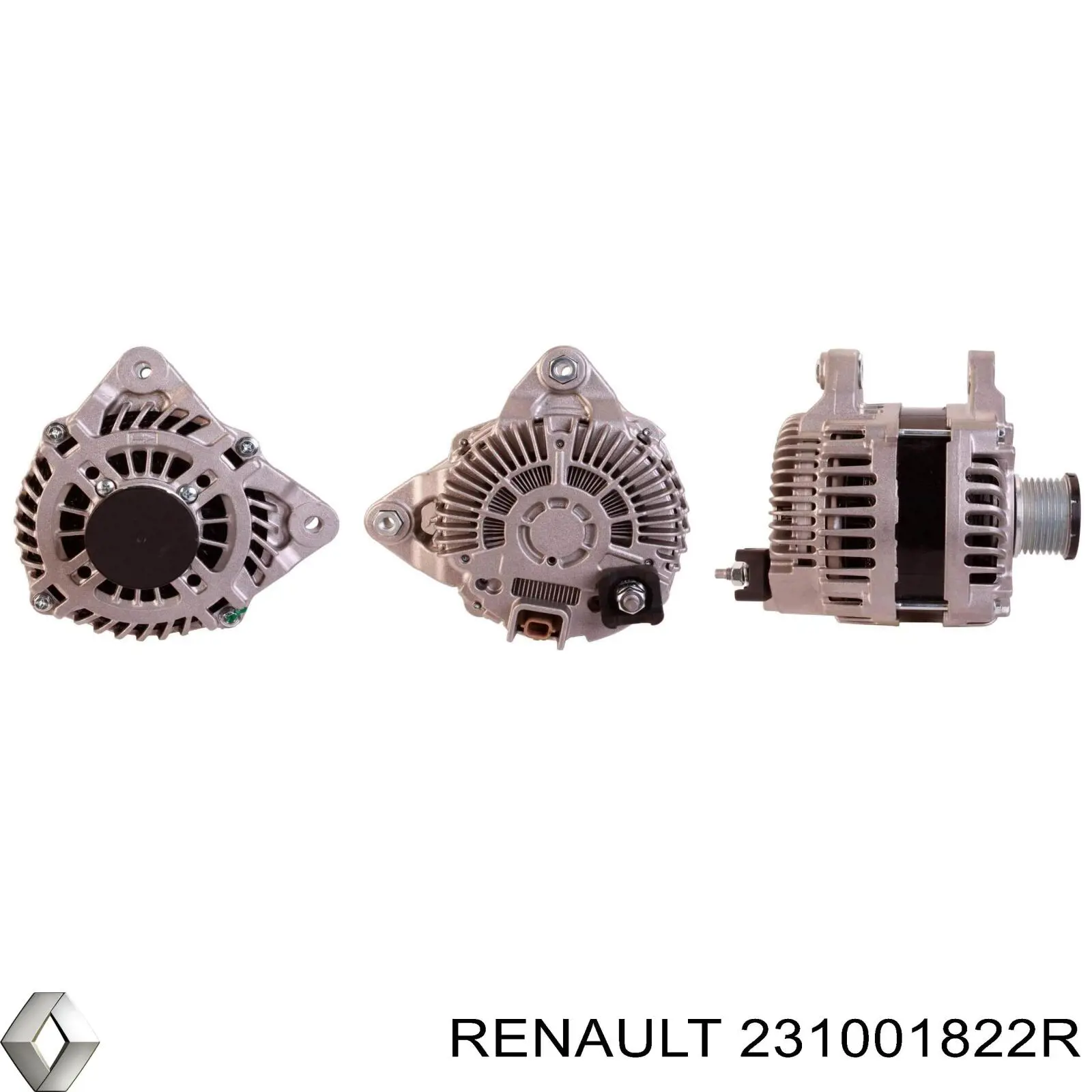 Генератор Renault (RVI) 231001822R ціна, від 164.70 USD