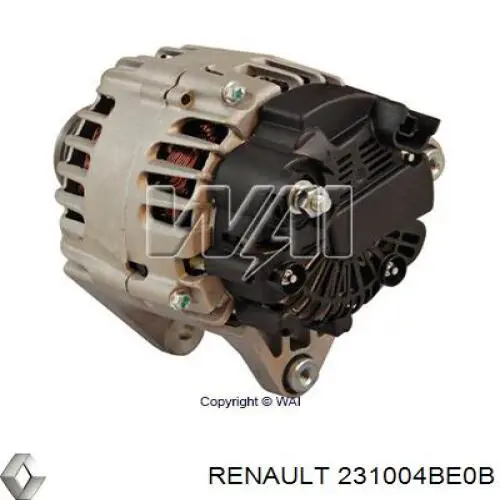 Генератор 231004BE0B Renault (RVI)