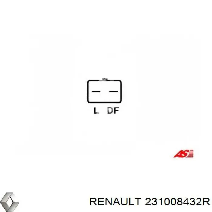 231008432R Renault (RVI) генератор