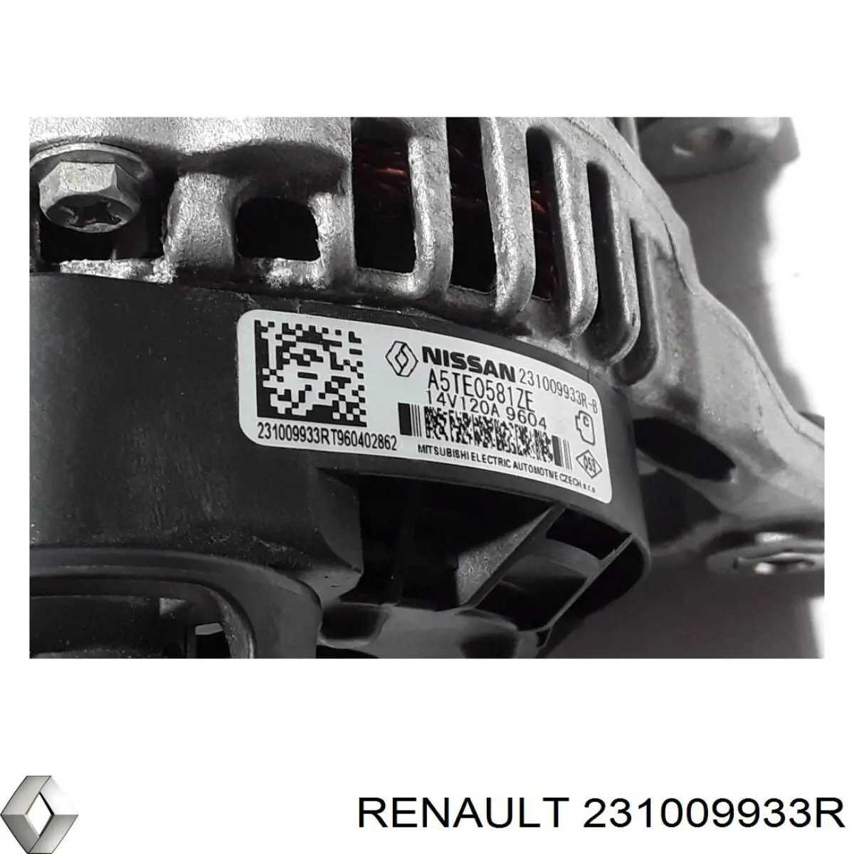 Генератор 231009933R Renault (RVI)