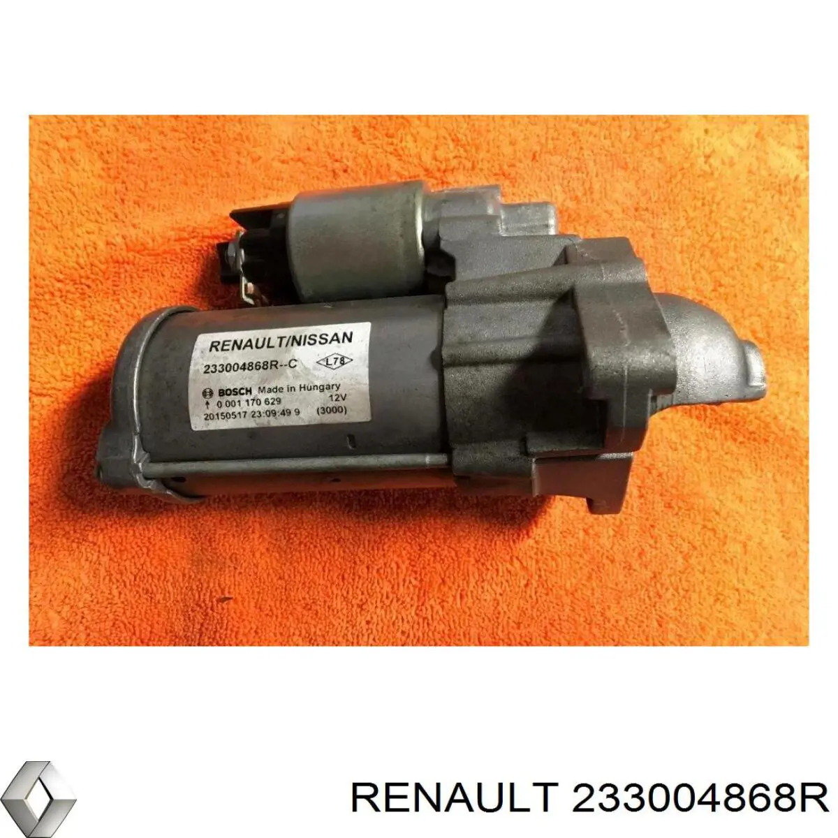 Стартер Renault (RVI) 233004868R ціна, від 45.10 USD