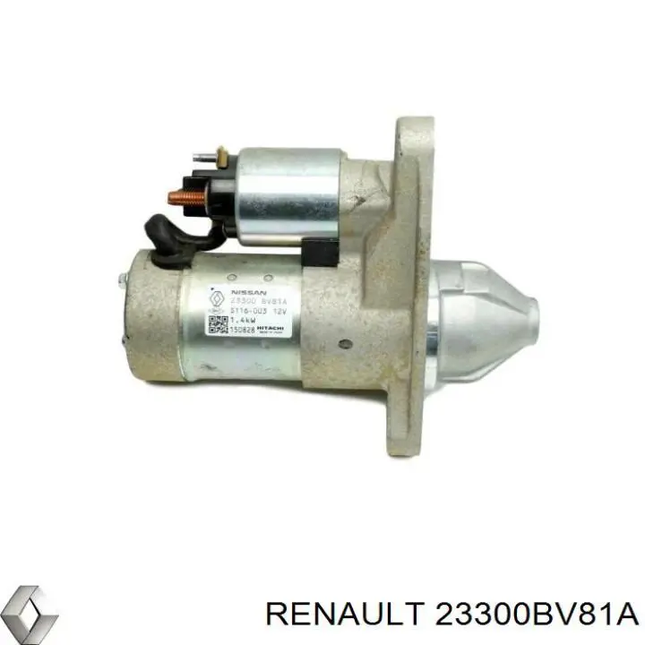 Стартер Renault (RVI) 23300BV81A ціна, від 33.82 USD