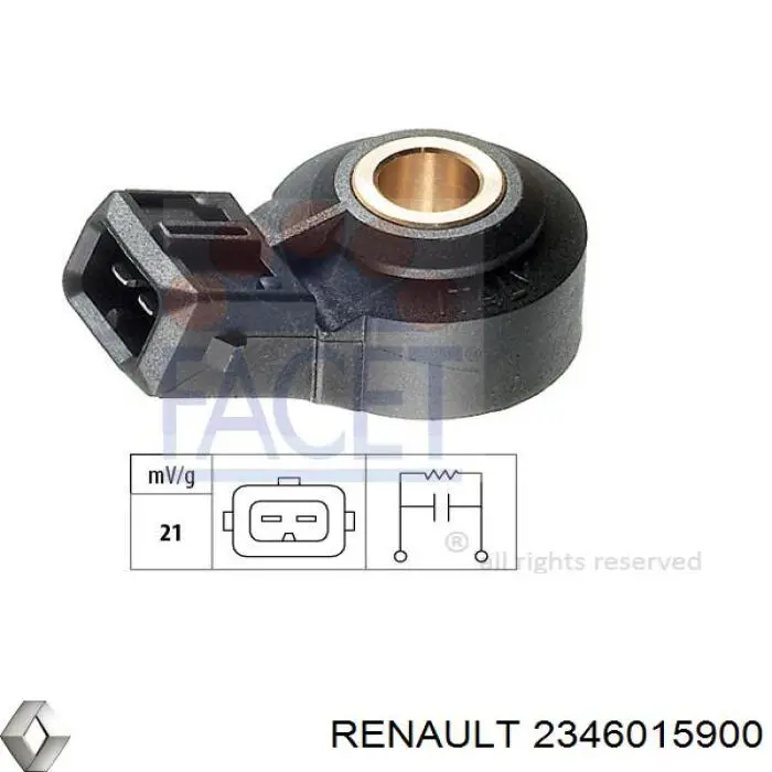 2346015900 Renault (RVI) датчик детонації