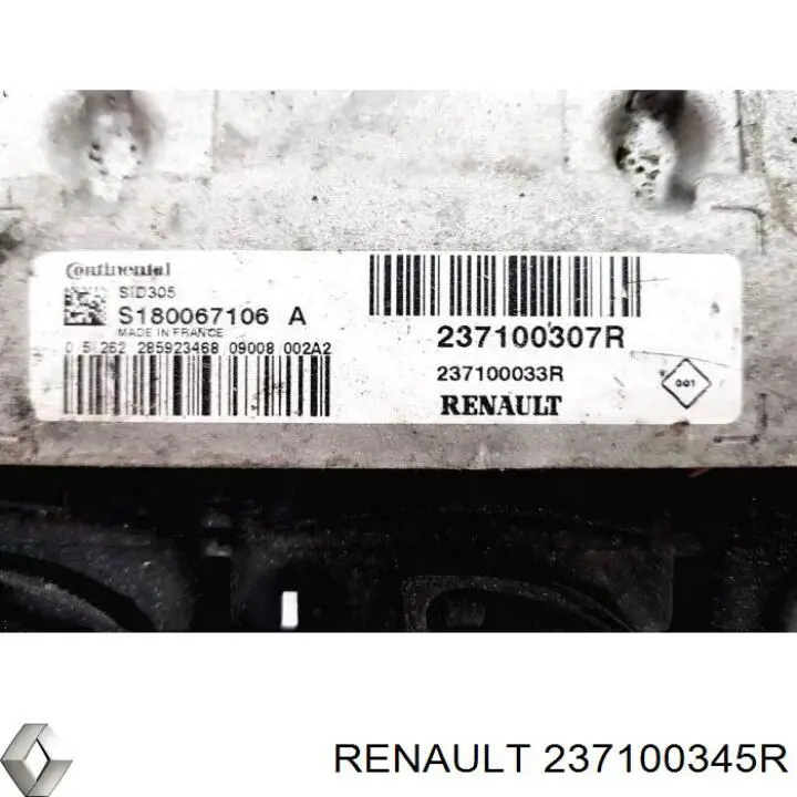 Електронний блок керування двигуном 237100345R Renault (RVI)