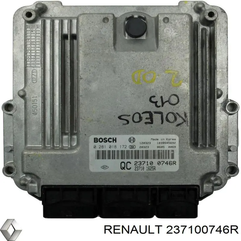 Купити 237100746R Renault (RVI) Модуль управління двигуном