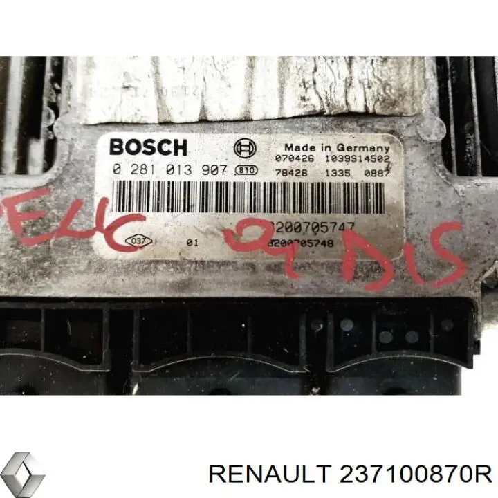 Купити 237100870R Renault (RVI) Модуль управління двигуном
