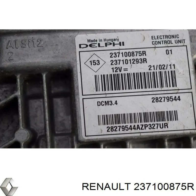 ЕБУ Renault (RVI) 237100875R ціна, від 35.79 USD