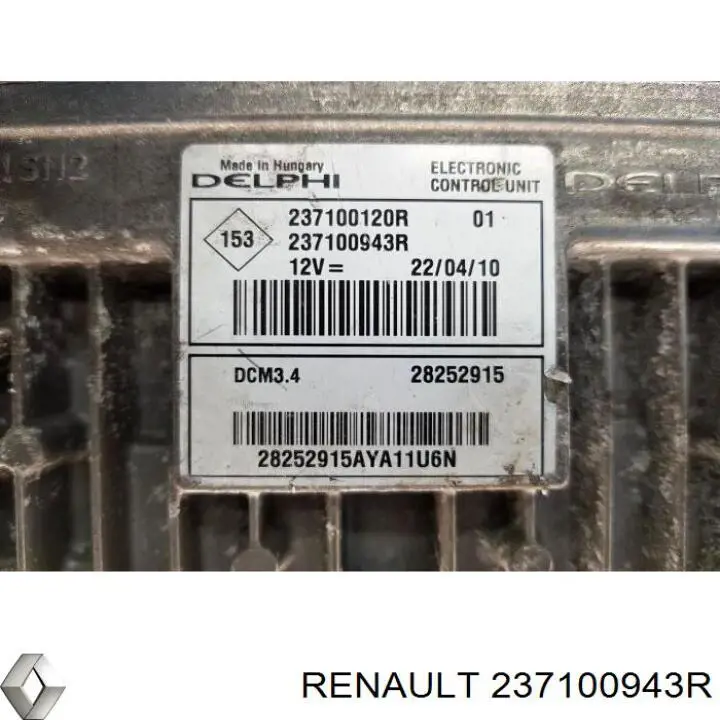 Блок двигуна Renault (RVI) 237100422R