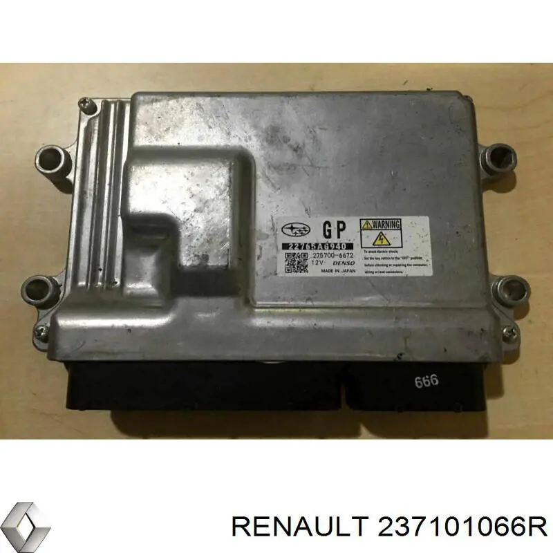 Купити 237101066R Renault (RVI) Модуль управління двигуном