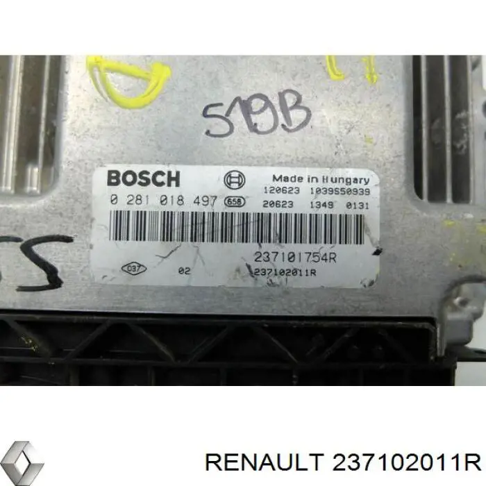 Електронний блок керування двигуном 237102011R Renault (RVI)