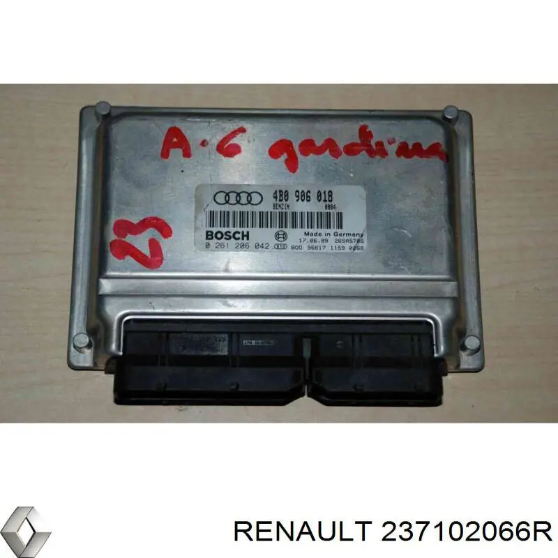 Електронний блок керування двигуном 237102066R Renault (RVI)