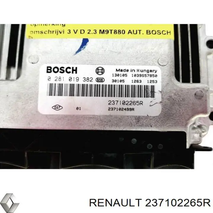 Електронний блок керування двигуном 237102265R Renault (RVI)