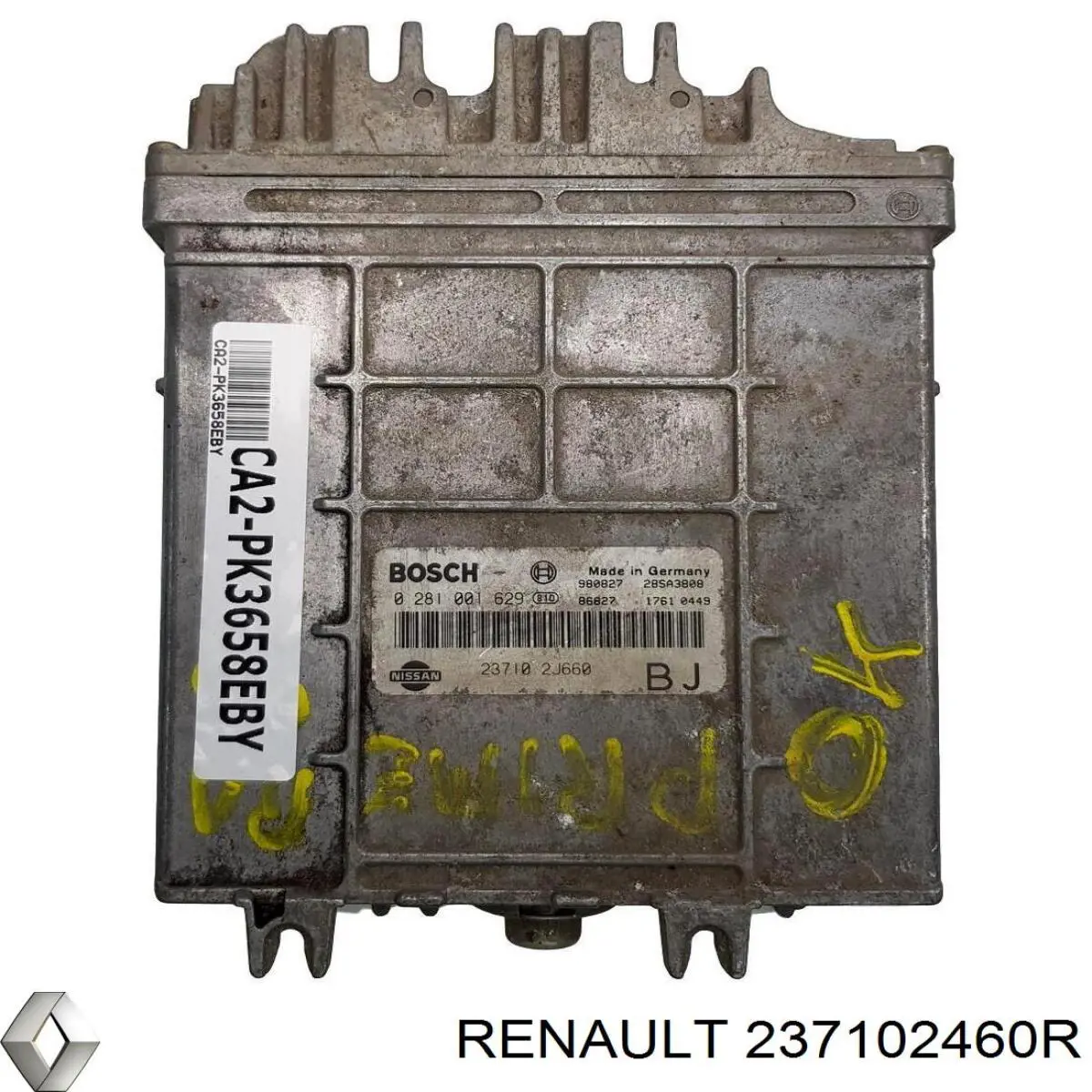 Електронний блок керування двигуном 237102460R Renault (RVI)