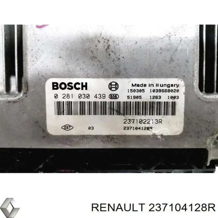 Електронний блок керування двигуном 237104128R Renault (RVI)