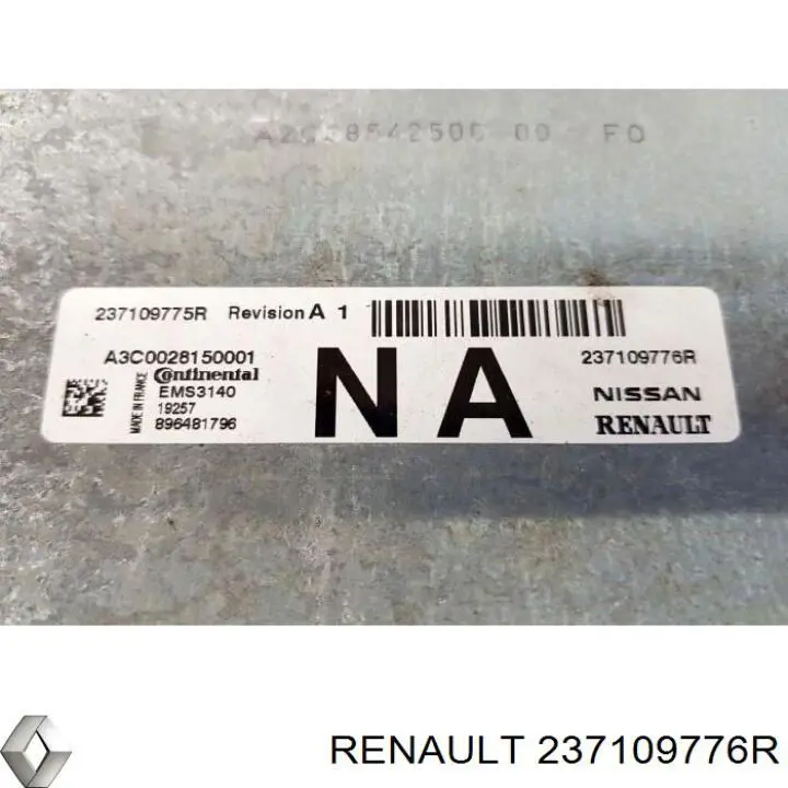 237109776R Renault (RVI) Блок електронного управління