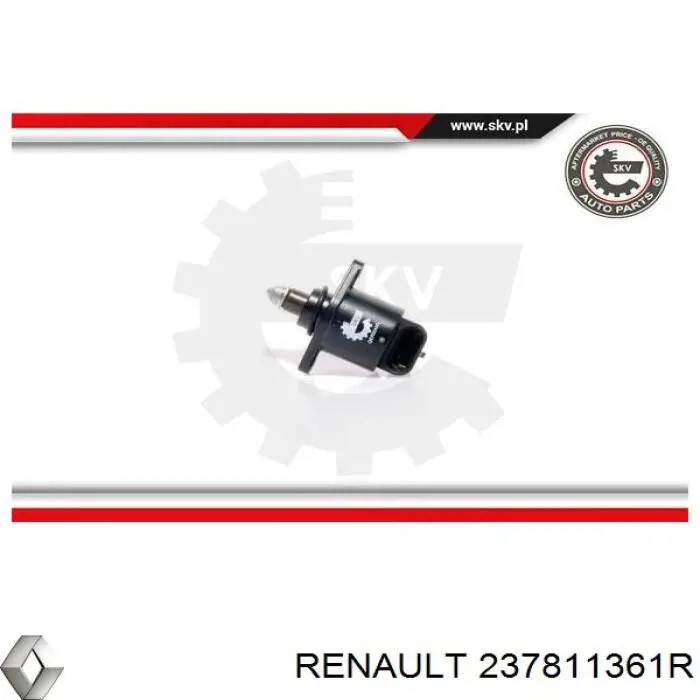 Клапан/регулятор холостого ходу 237811361R Renault (RVI)