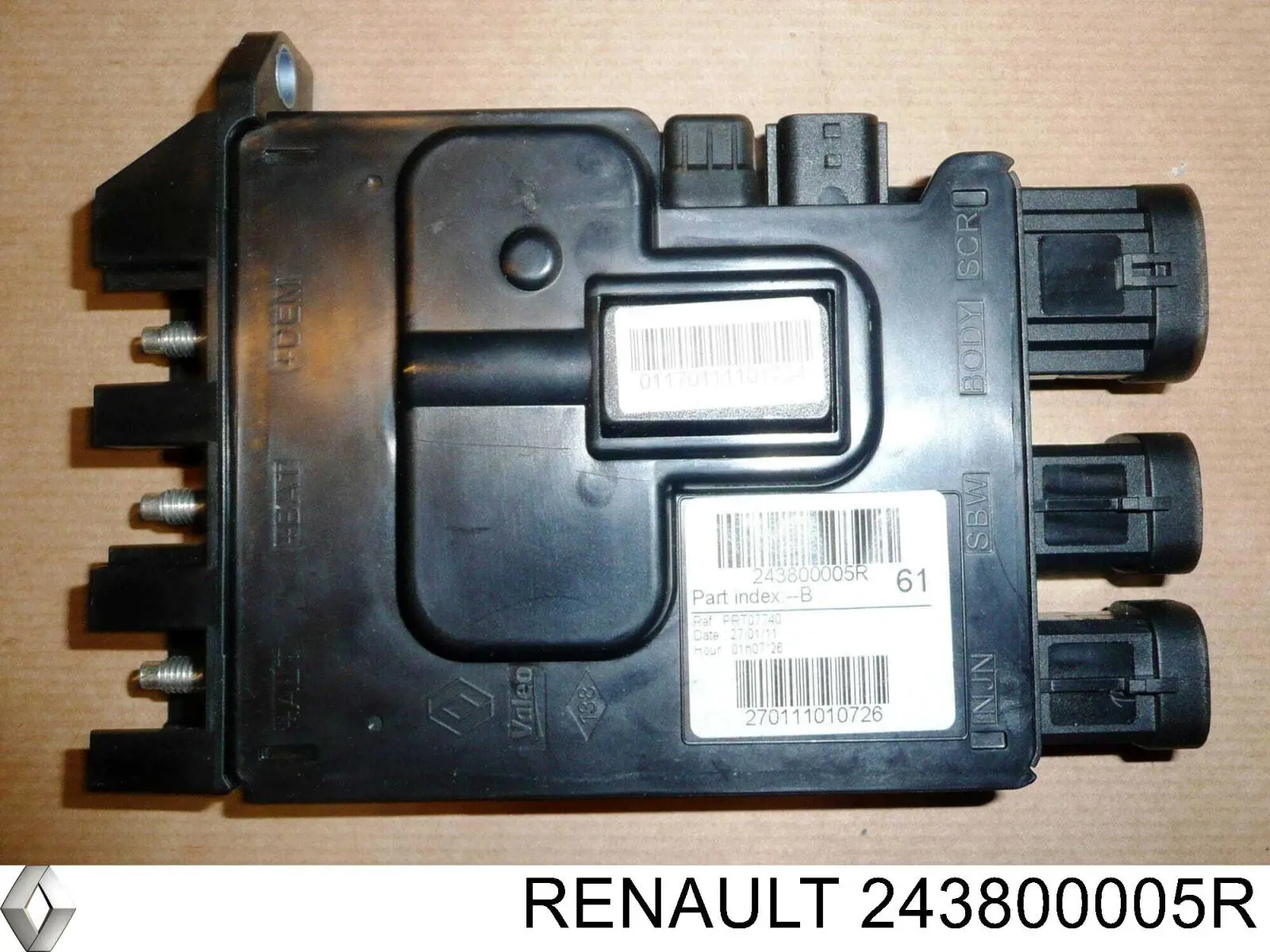 Коробка запобіжників Renault (RVI) 243800005R ціна, від 50.68 USD