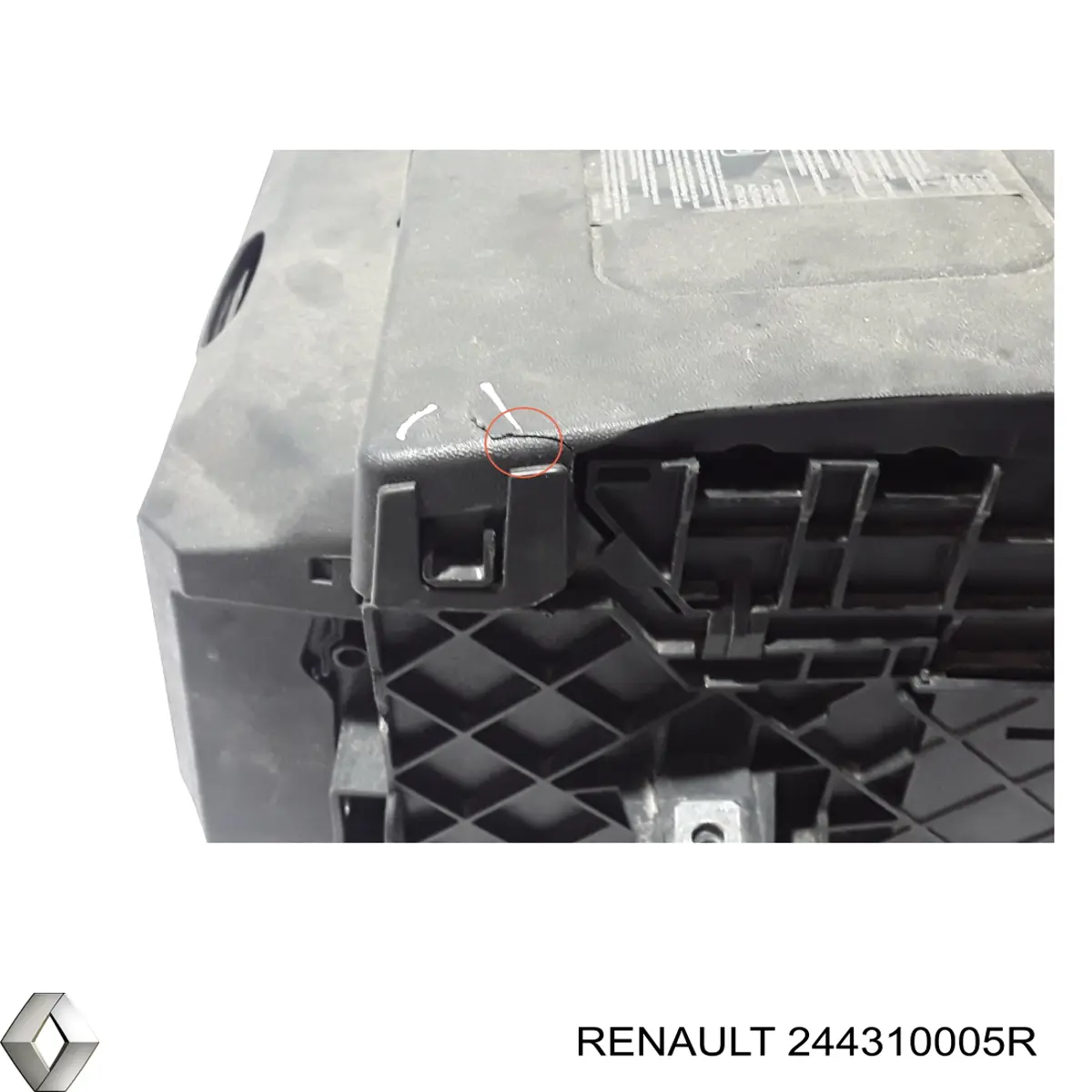 Кріплення / підставка акумулятора (АКБ) Renault (RVI) 244310005R ціна, від 10.14 USD