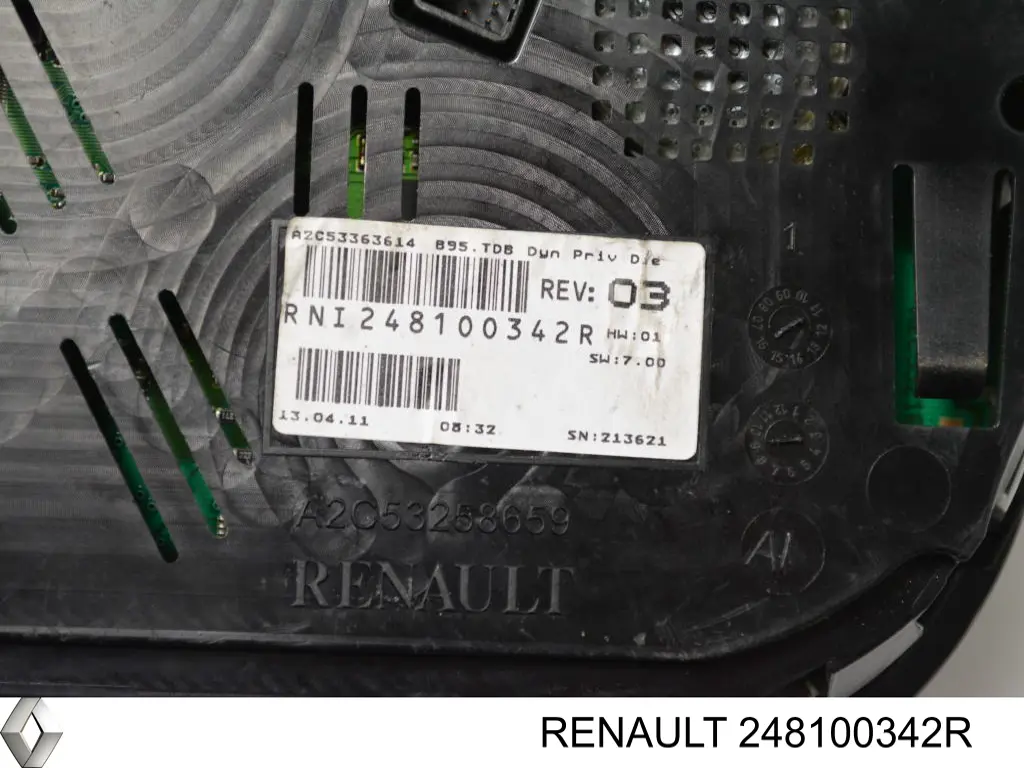 Купити 248100342R Renault (RVI) Панель приладів