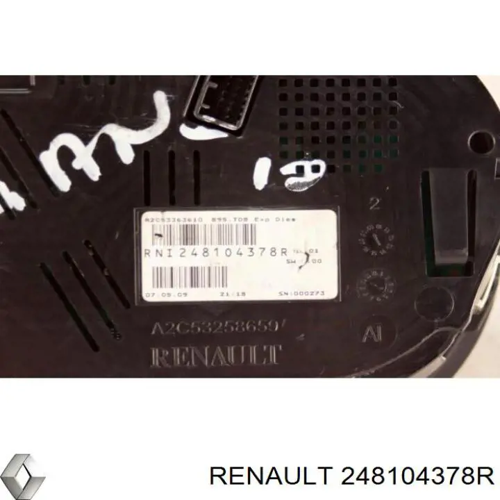 248104378R Renault (RVI) Щиток приладів додатковий