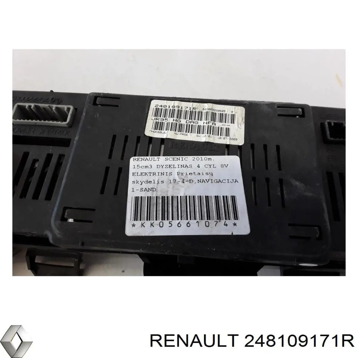 Приладова дошка-щиток приладів 248109171R Renault (RVI)