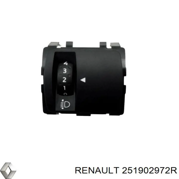 Купити 251902972R Renault (RVI) Кнопка коректора фар