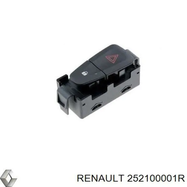 Кнопка включення аварійного сигналу Renault Fluence (L3) (Рено Флюенс)
