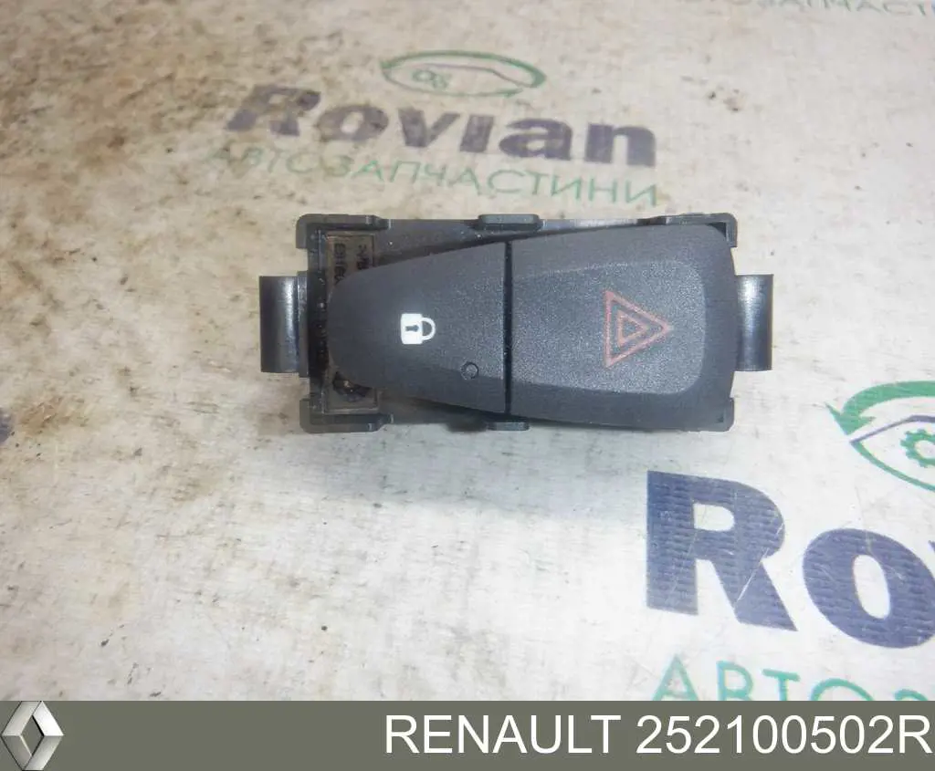 Купити 252100502R Renault (RVI) Кнопка включення аварійного сигналу